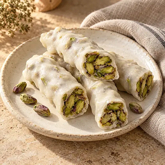 Fıstıklı Beyaz Sucuk
